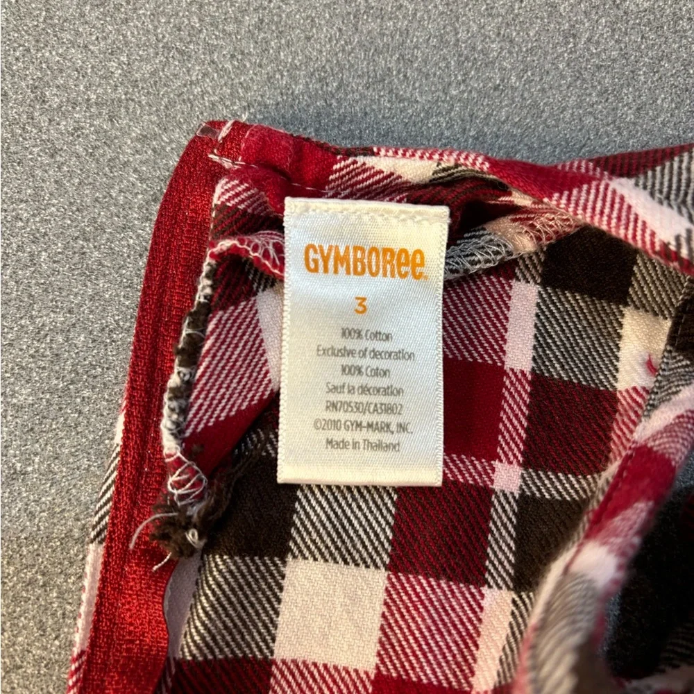 Gymboree 3 sleeveless‎ plaid check shift dress bow dressy special occasion